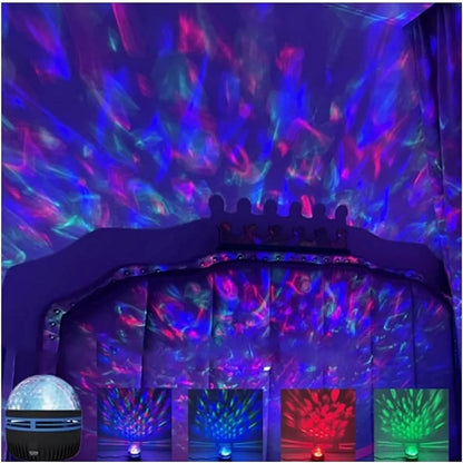 LED Night Light Water Pattern Projection Effect Lamp